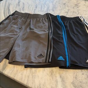 3 adidas Youth XL Athletic Shorts
